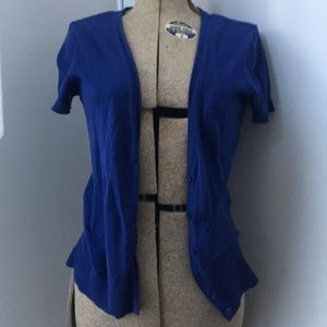 Blue CS Loft short sleeved cardigan